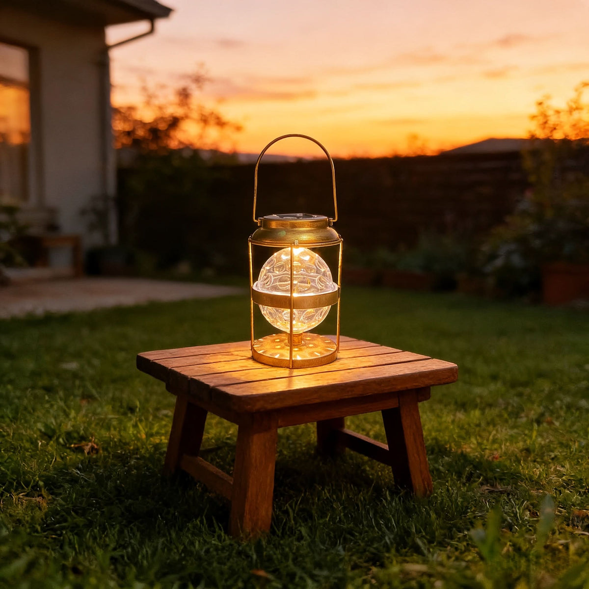 SolaraGlow – Solar-Powered Hanging Lantern for Outdoor Spaces
