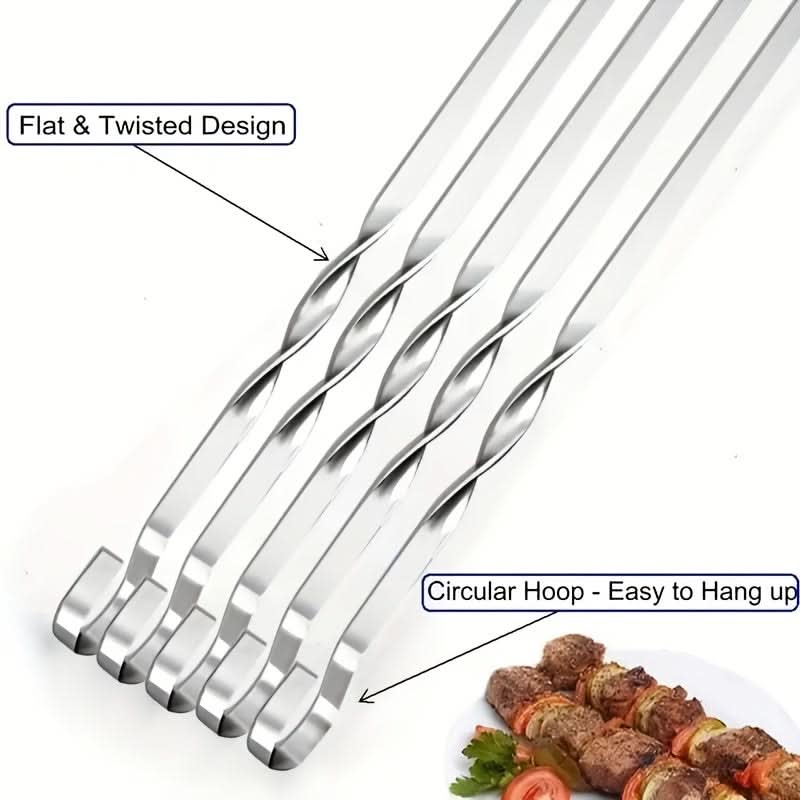 GrillMaster Pro – Premium Long-Handled Skewers Set