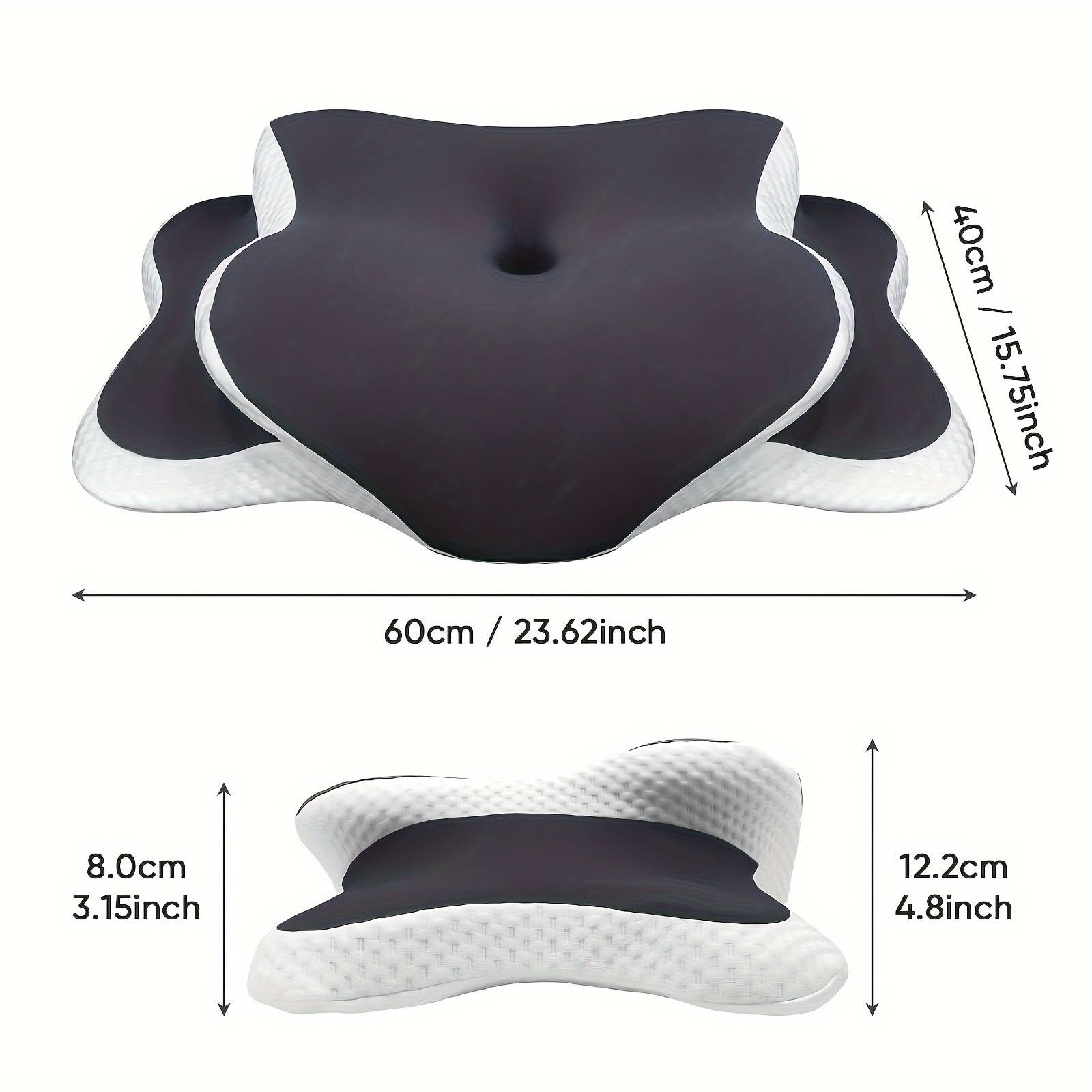 CloudEase – Premium Neck Support Pillow for Back Sleepers