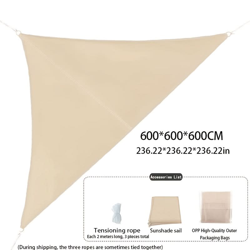 Cornerstone Shade – Triangular Outdoor Sunshade Sail