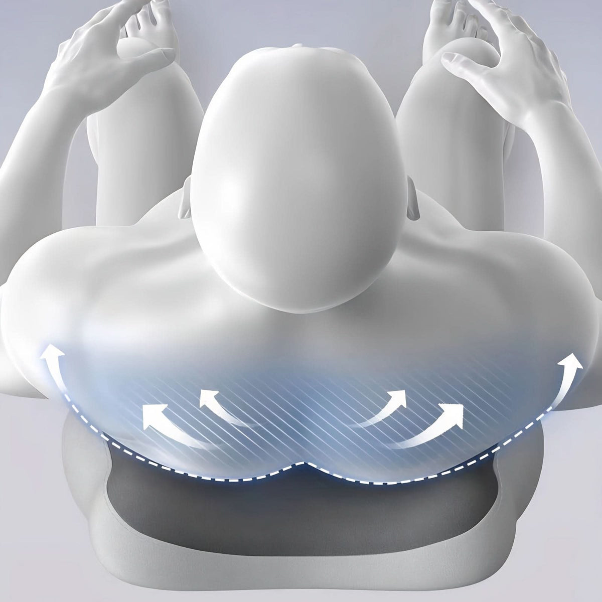 ComfortEase – Travel-Friendly Back Support Cushion