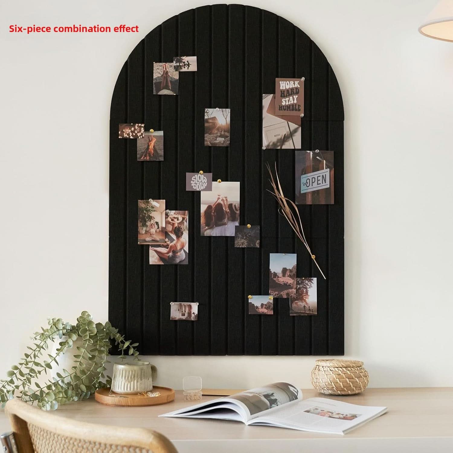 Chic Curved Felt Display Board for Elegant Wall Décor