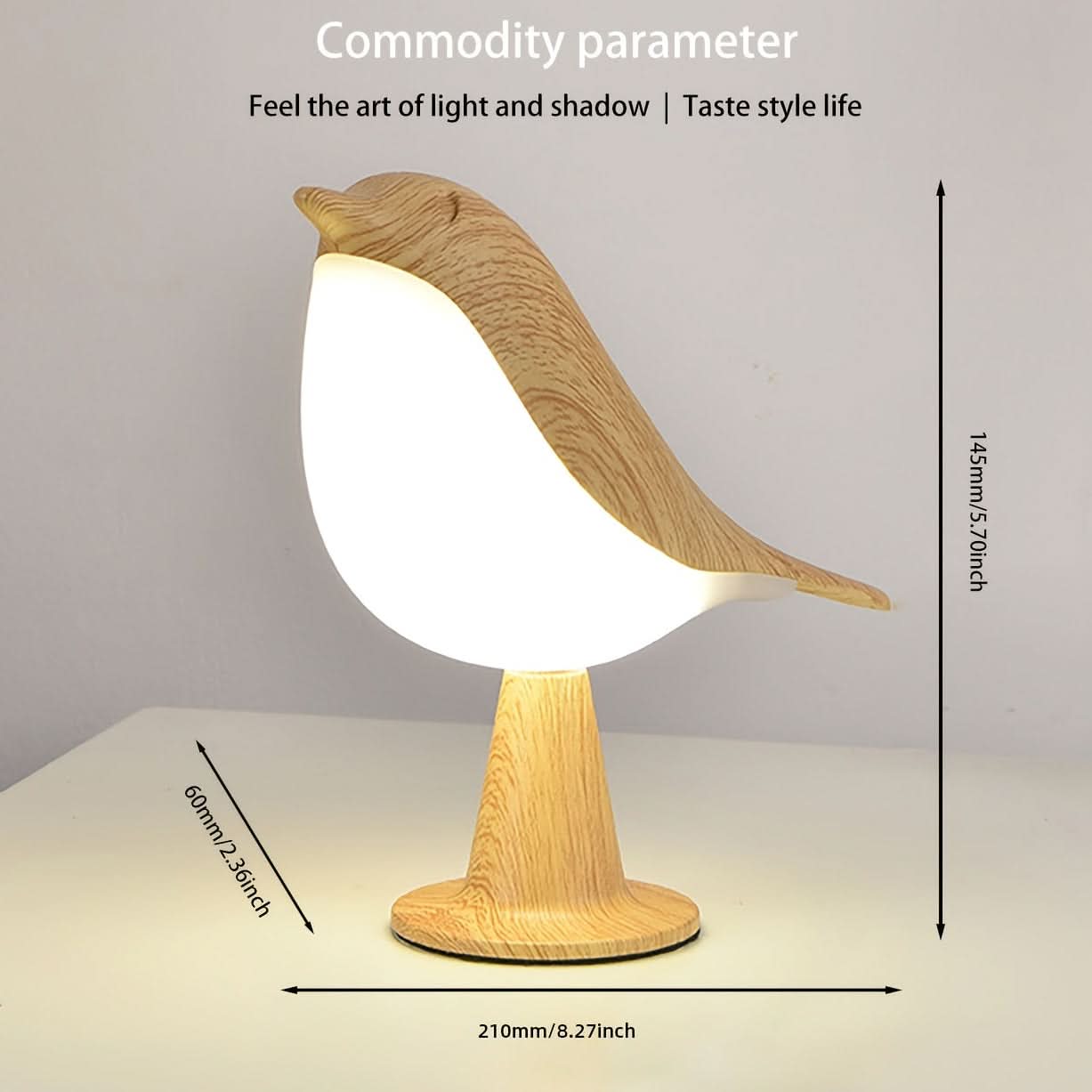 Aviary Glow – Elegant Bird Lamp for Seasonal Home Ambiance
