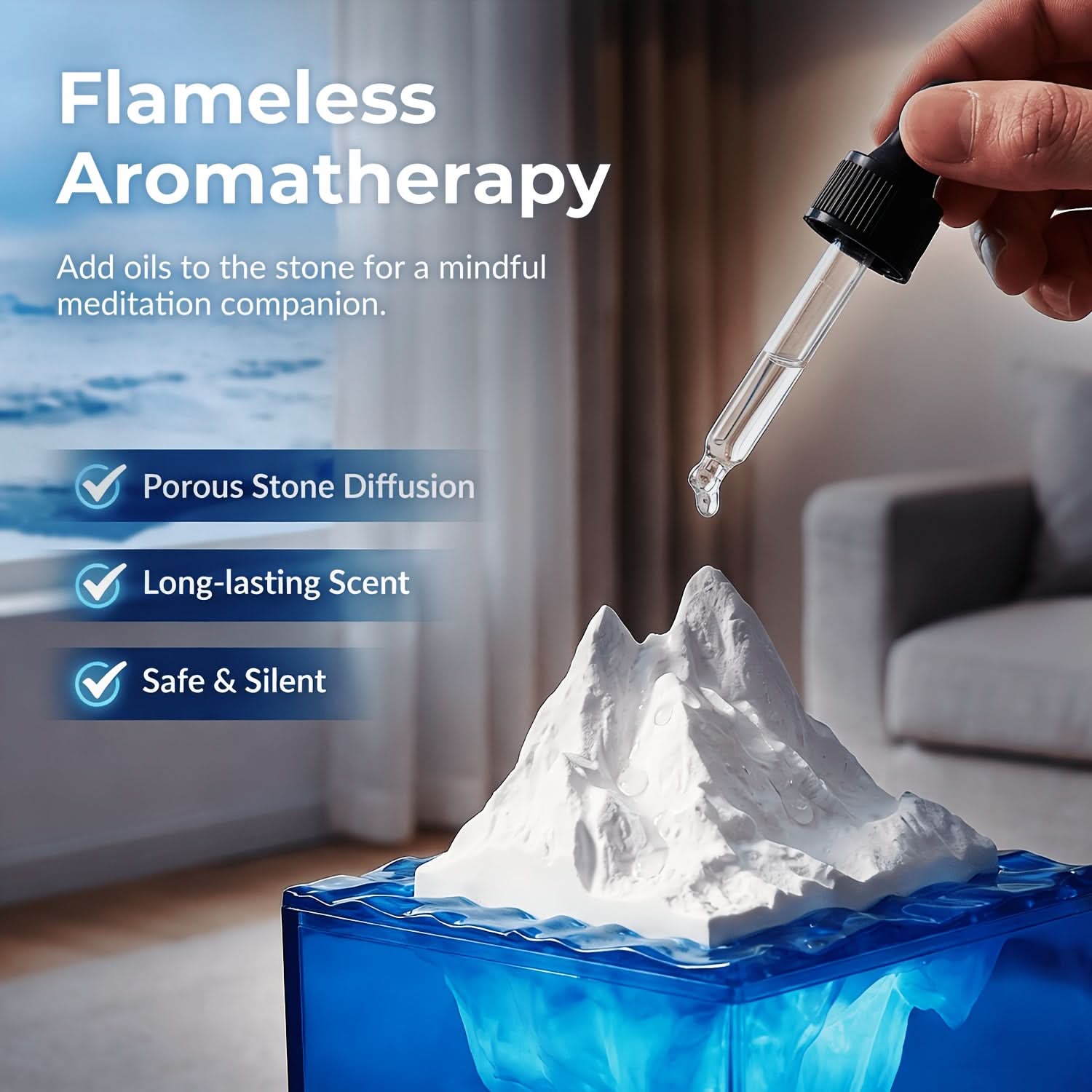 SerenityGlow – Tranquil Night Light for Relaxation Spaces