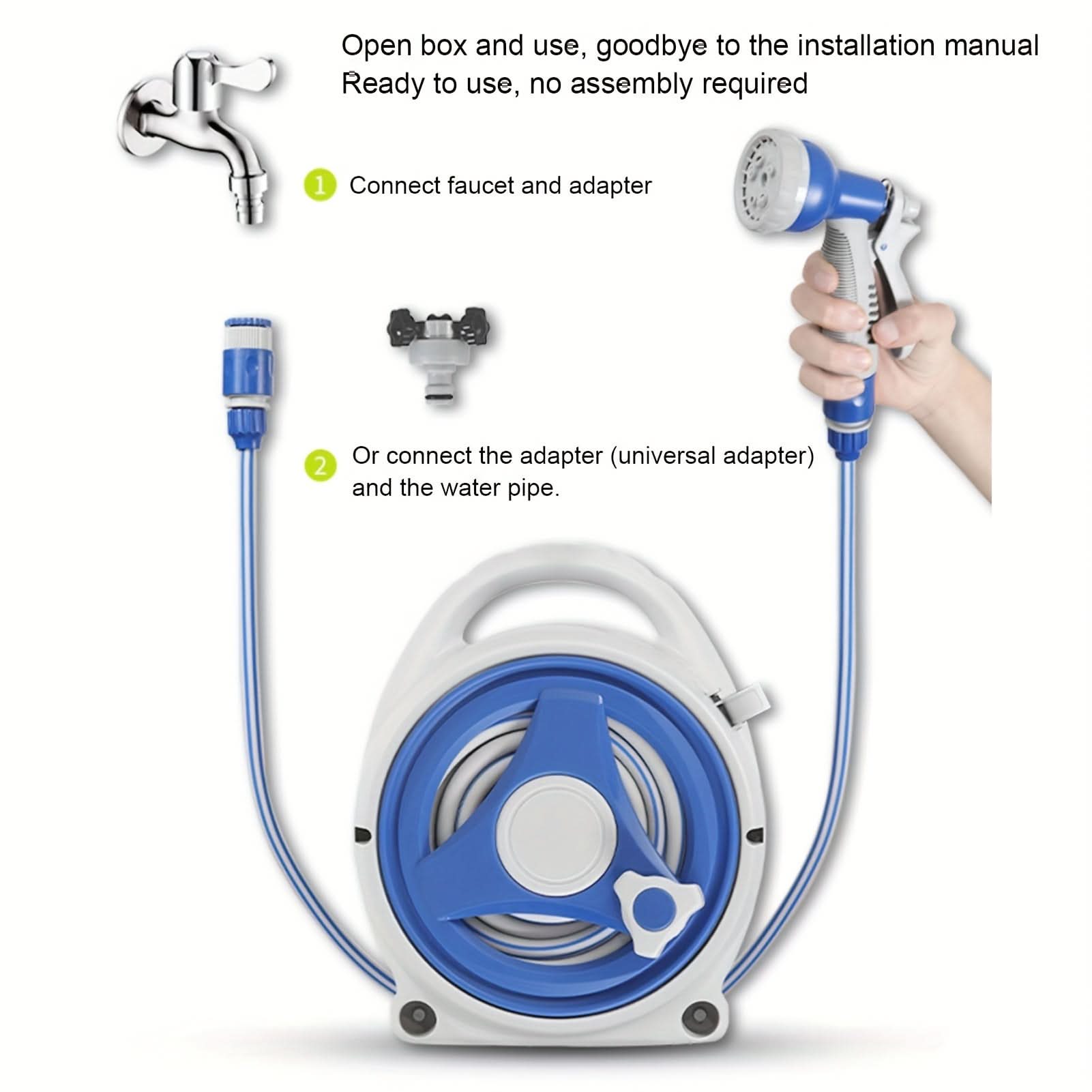 GardenPro – Innovative Retractable Hose Reel for Effortless Watering