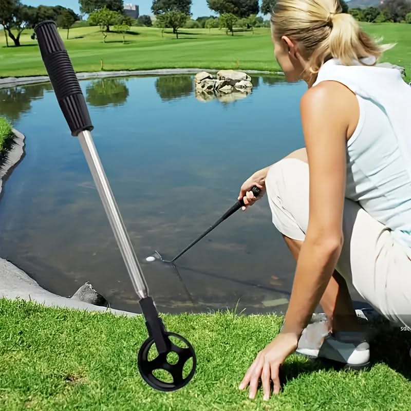 Extendable Steel Golf Ball Catcher for Effortless Retrieval
