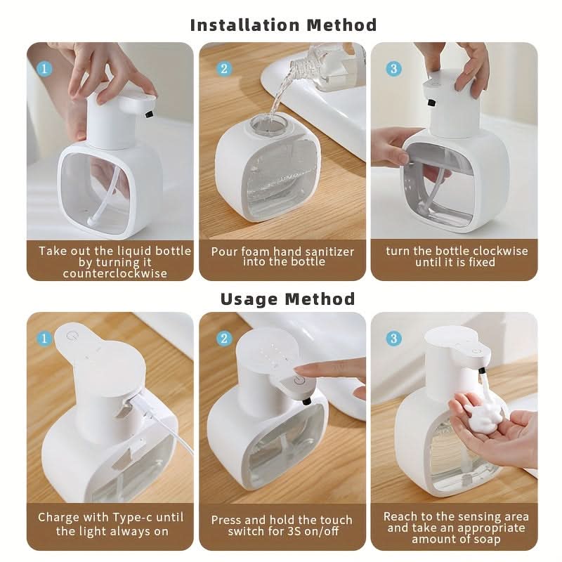 CleanWave – Touchless Foaming Soap Dispenser