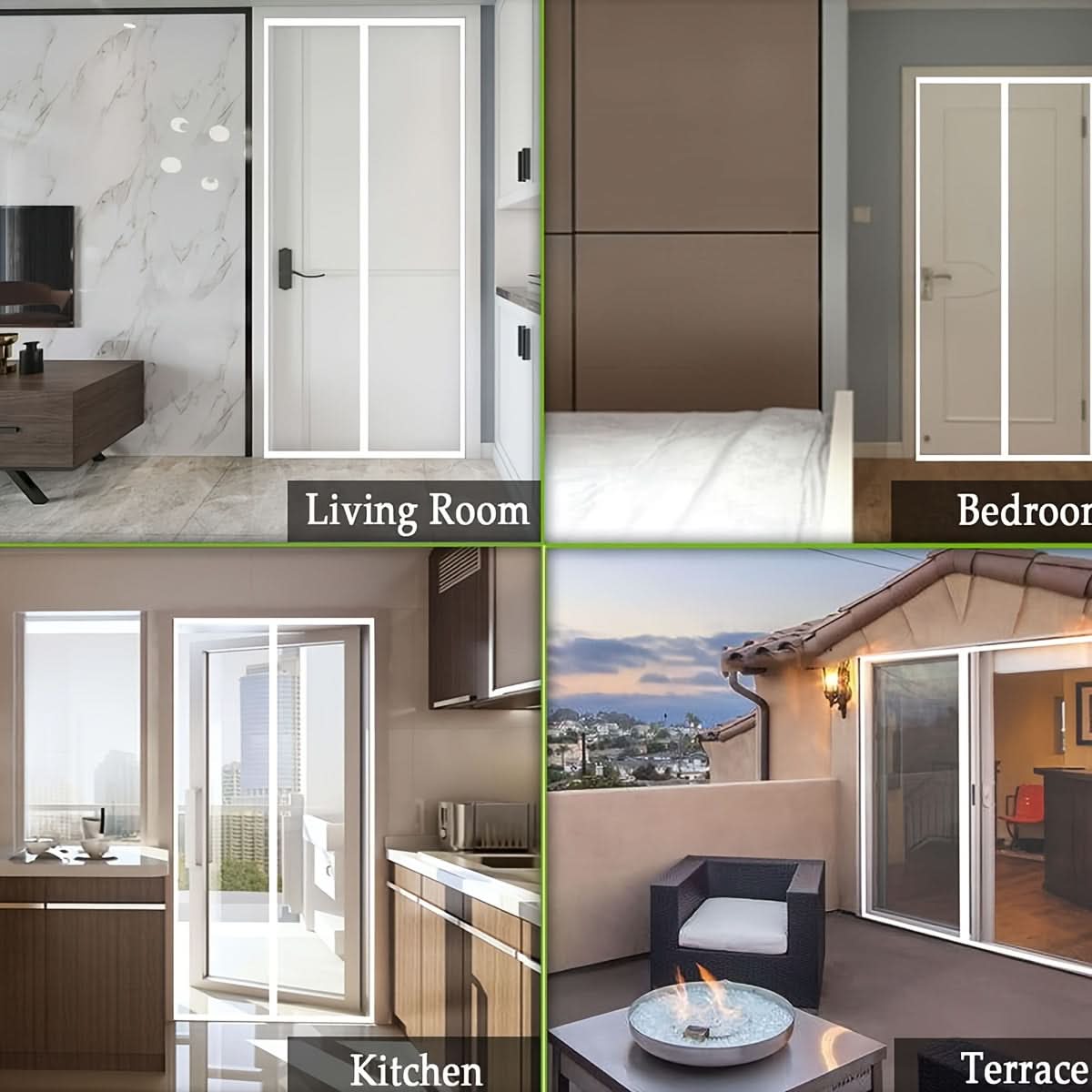 InsectGuard – Hands-Free Magnetic Screen Door Solution