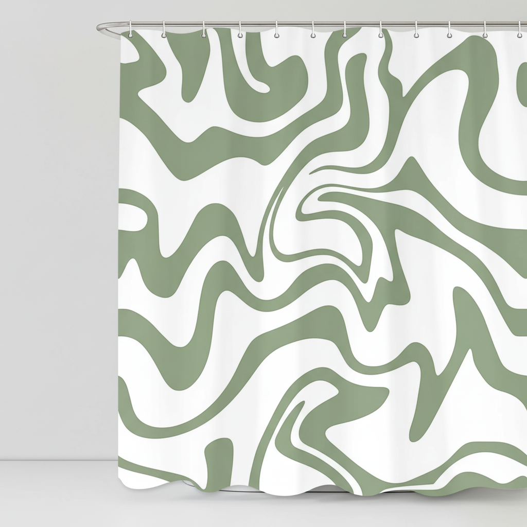 Spiral Pattern in 70s Retro Style - Bohemian Design