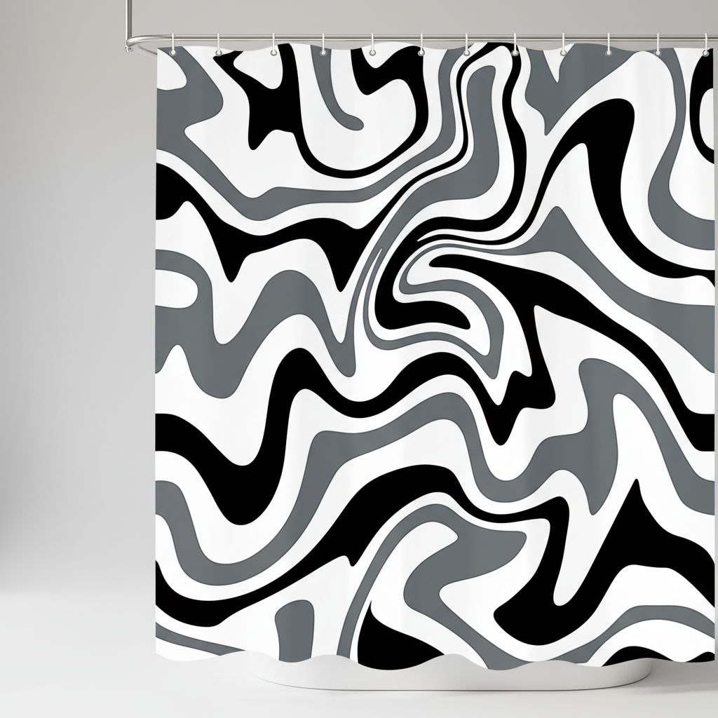 Spiral Pattern in 70s Retro Style - Bohemian Design