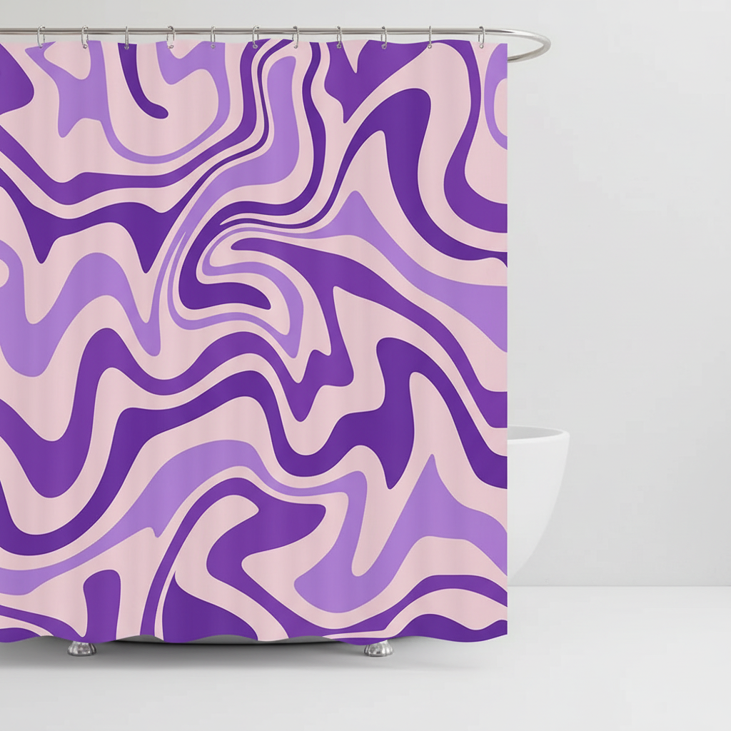 Spiral Pattern in 70s Retro Style - Bohemian Design