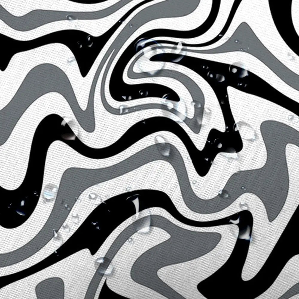 Spiral Pattern in 70s Retro Style - Bohemian Design