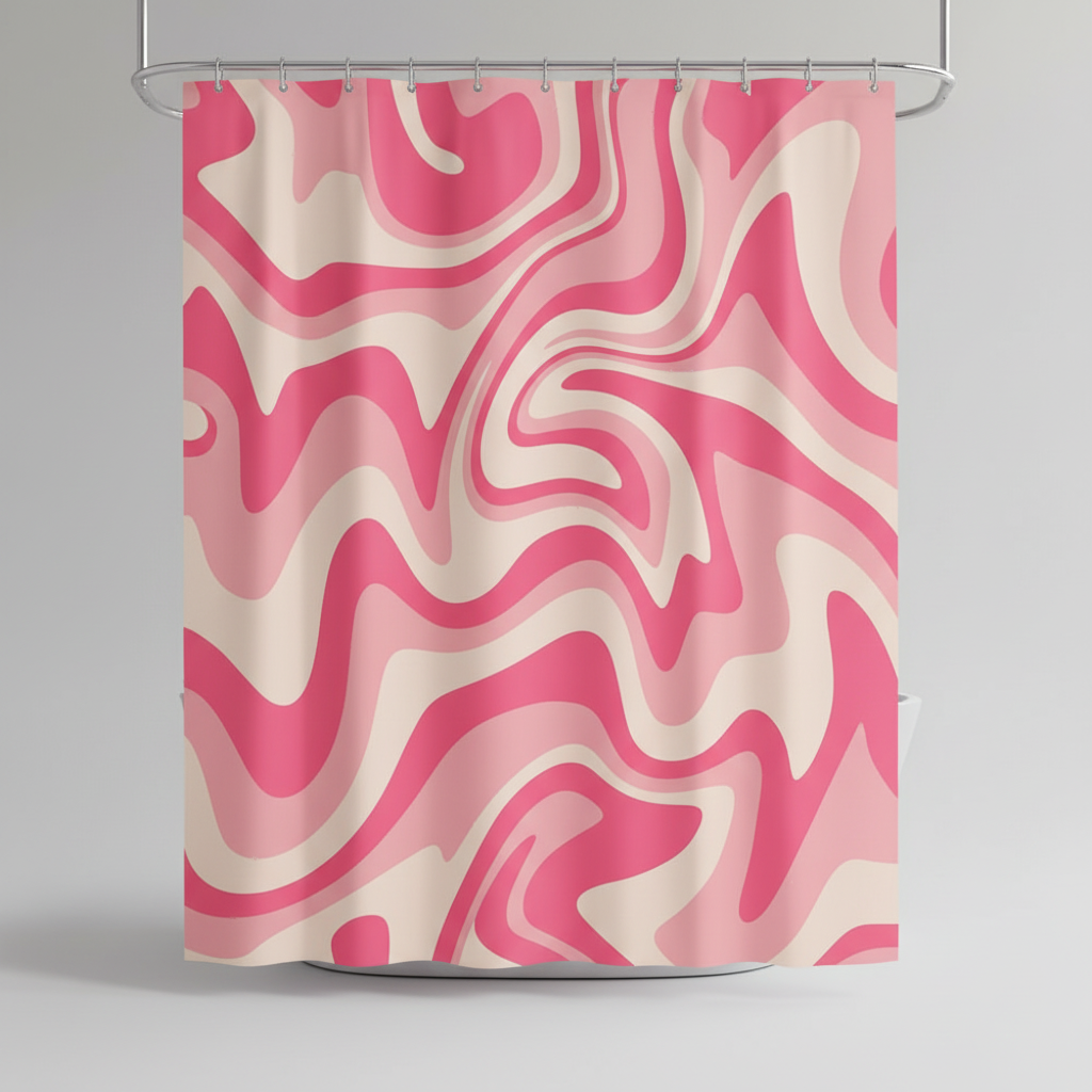 Spiral Pattern in 70s Retro Style - Bohemian Design