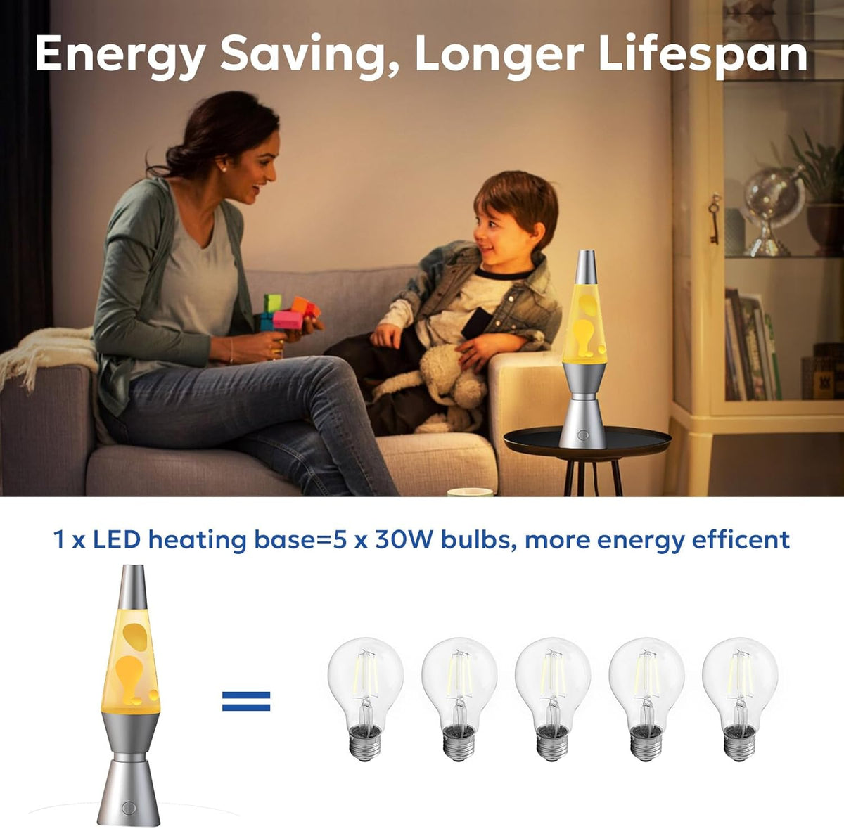 Soothing Glow LED Lamp for Relaxation and Ambiance