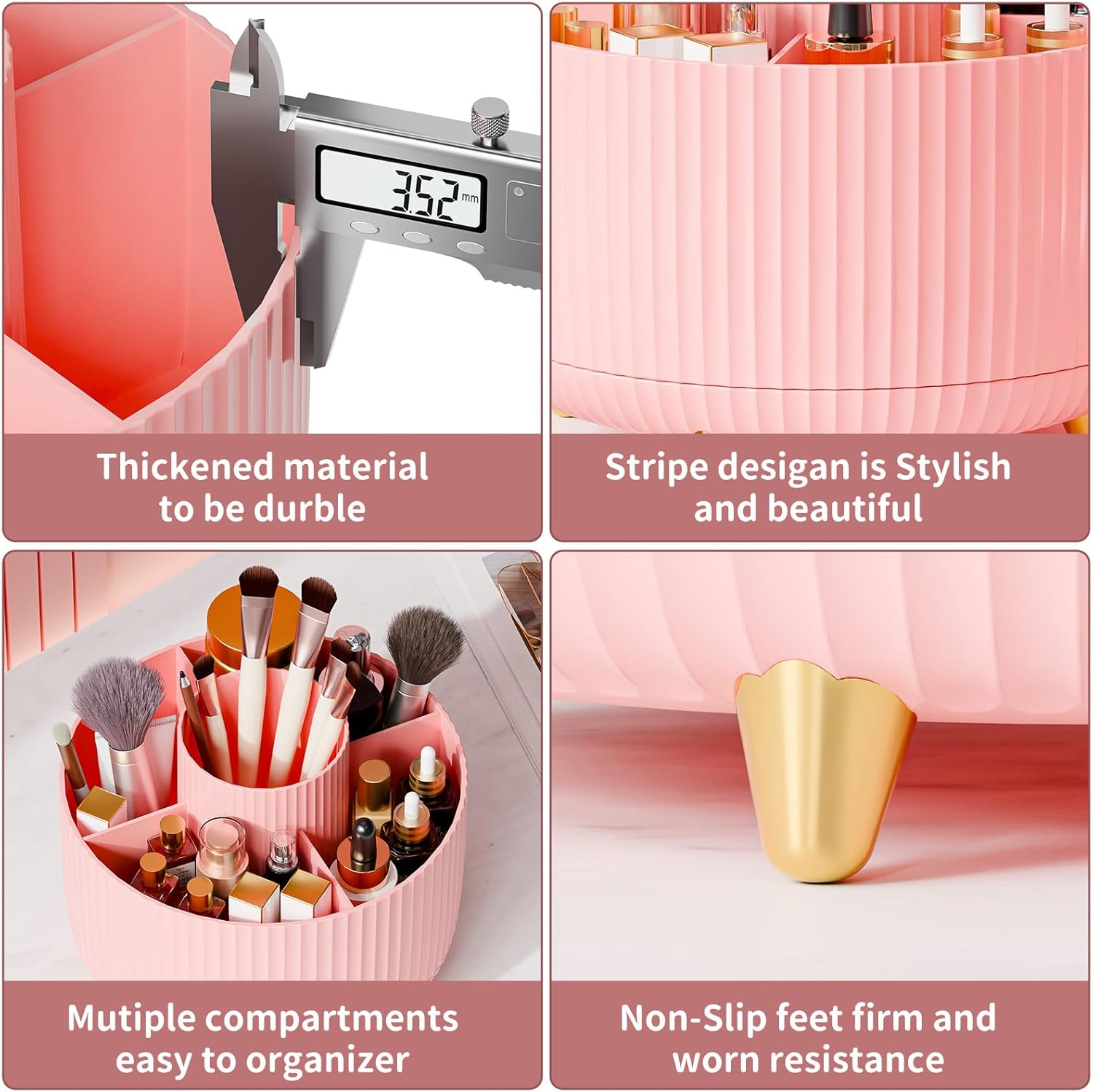 Elegant Beauty Storage Carousel