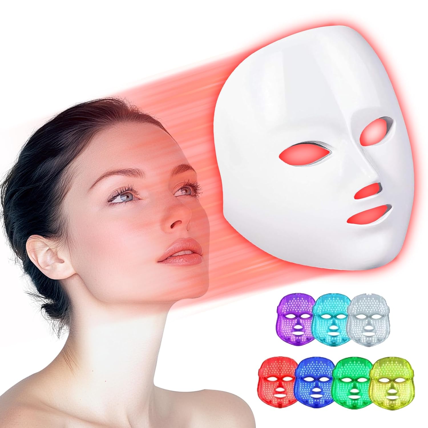 SpaGlow LED Facial Treatment Mask