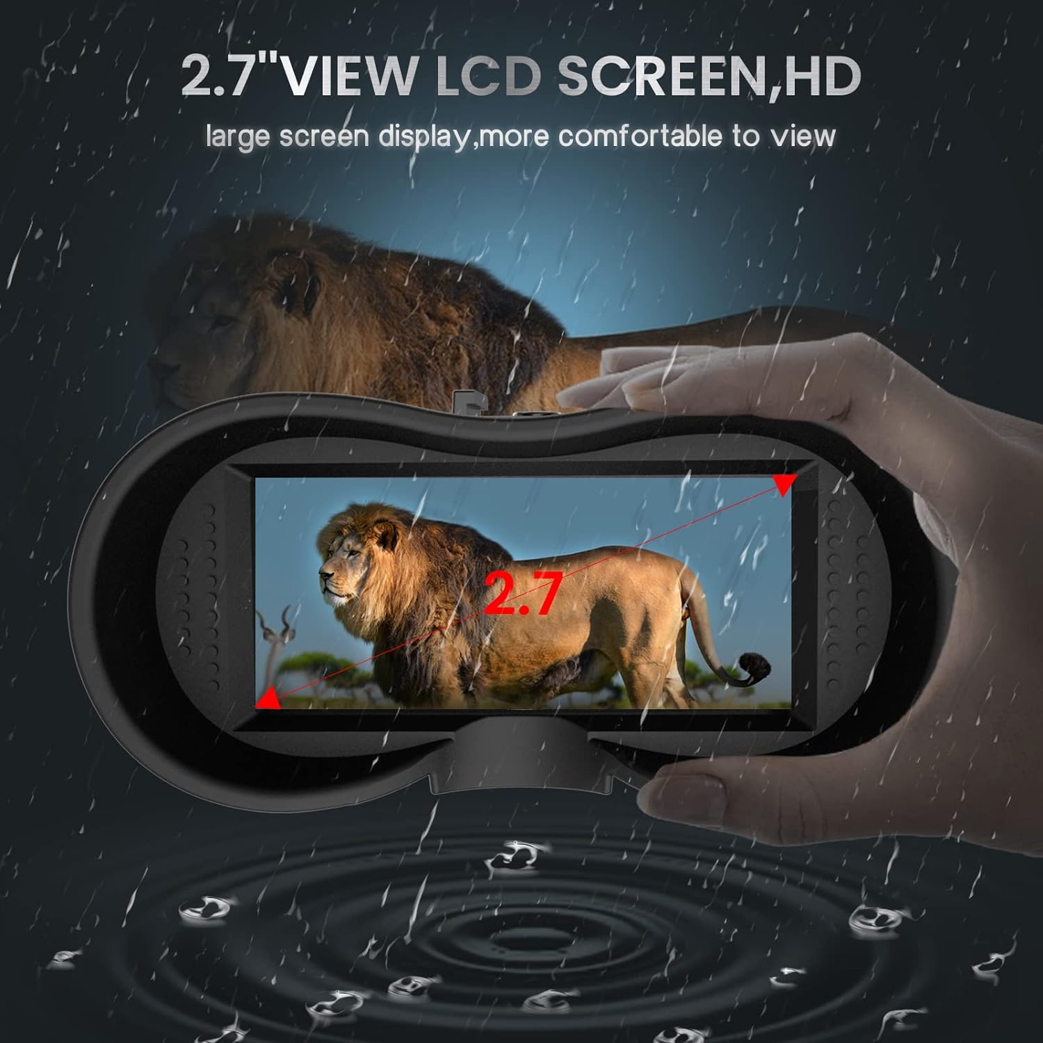 Immersive 3D Night Vision Binoculars with Built-in Camera