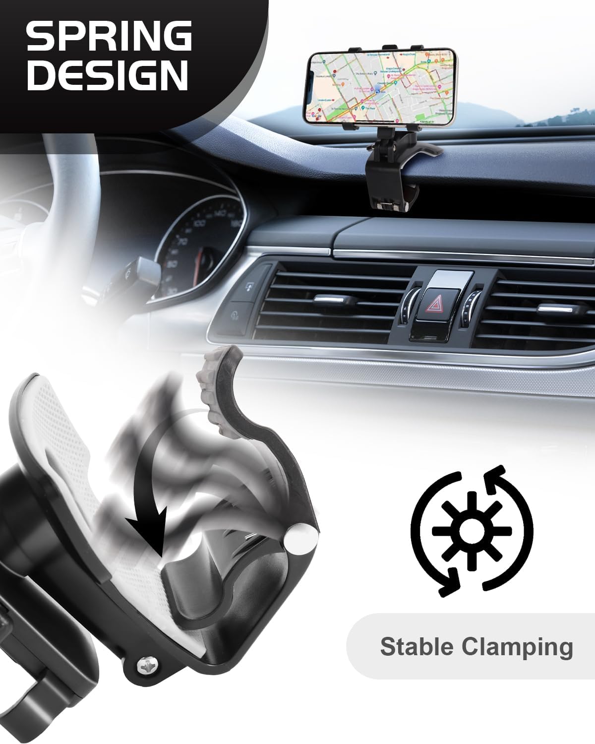 Universal Car Phone Mount for Safe Driving