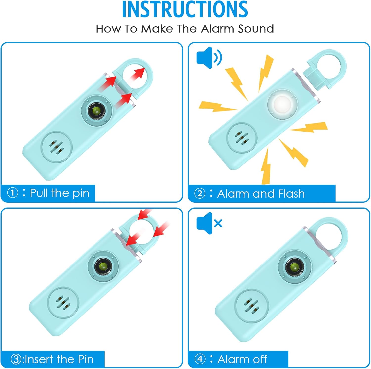 Keyring Personal Alarm – Buy One, Get One Free