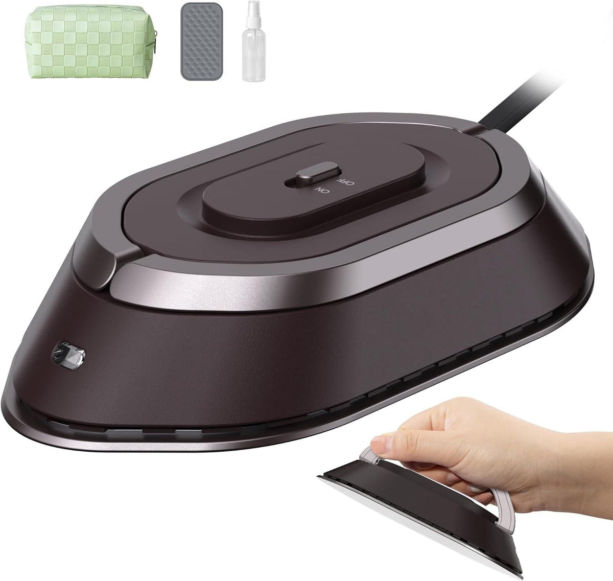 Compact Travel Steamer for Effortless Wrinkle Removal