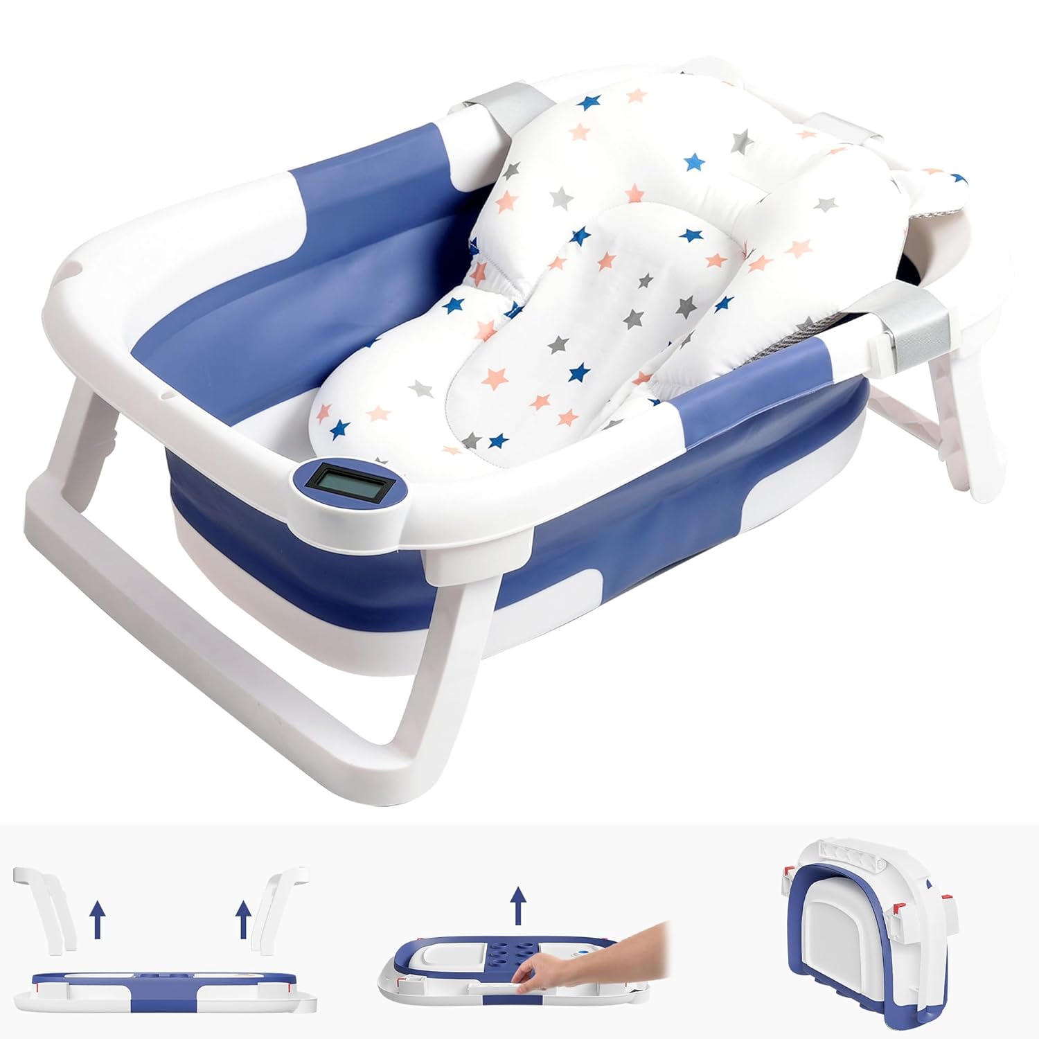 Comfortable Baby Bathing Experience with Smart Features