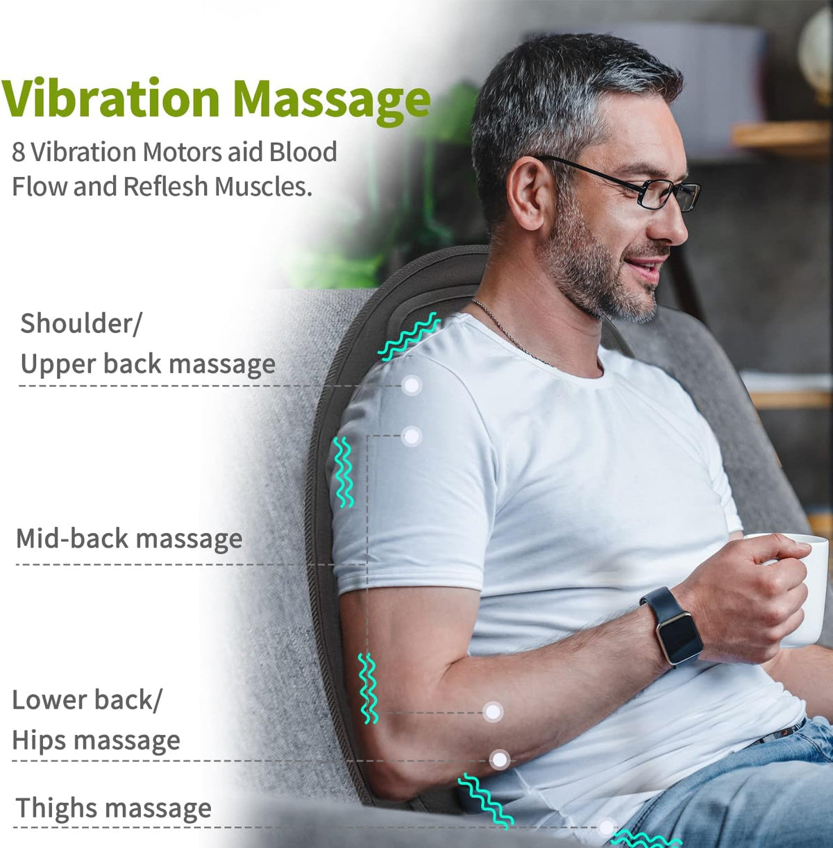 Ultimate Heated Massage Cushion for Car and Home Relaxation