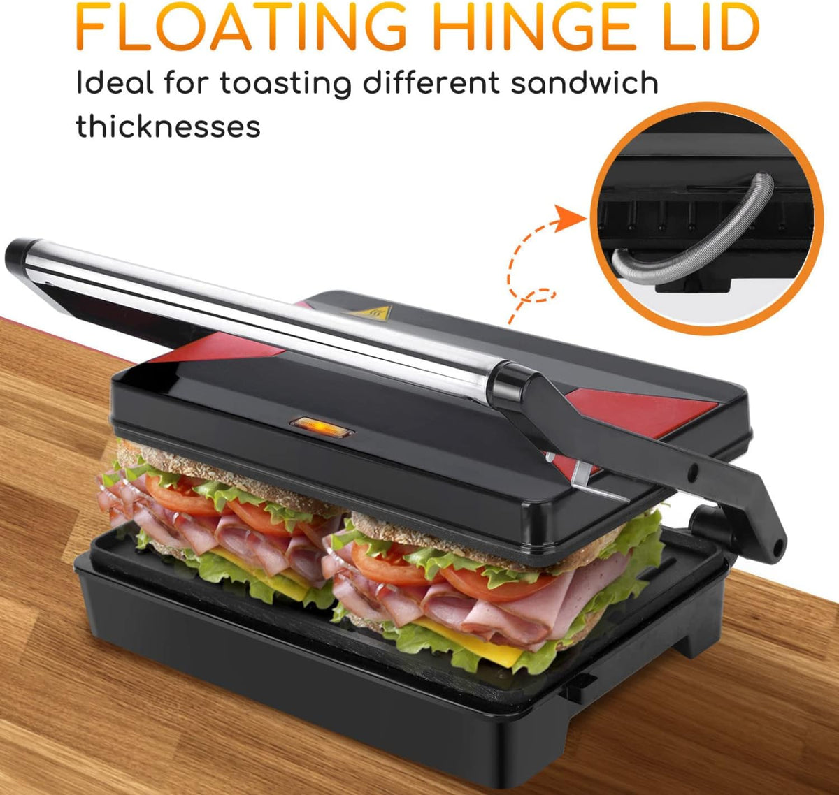 QuickHeat Sandwich Grill & Press