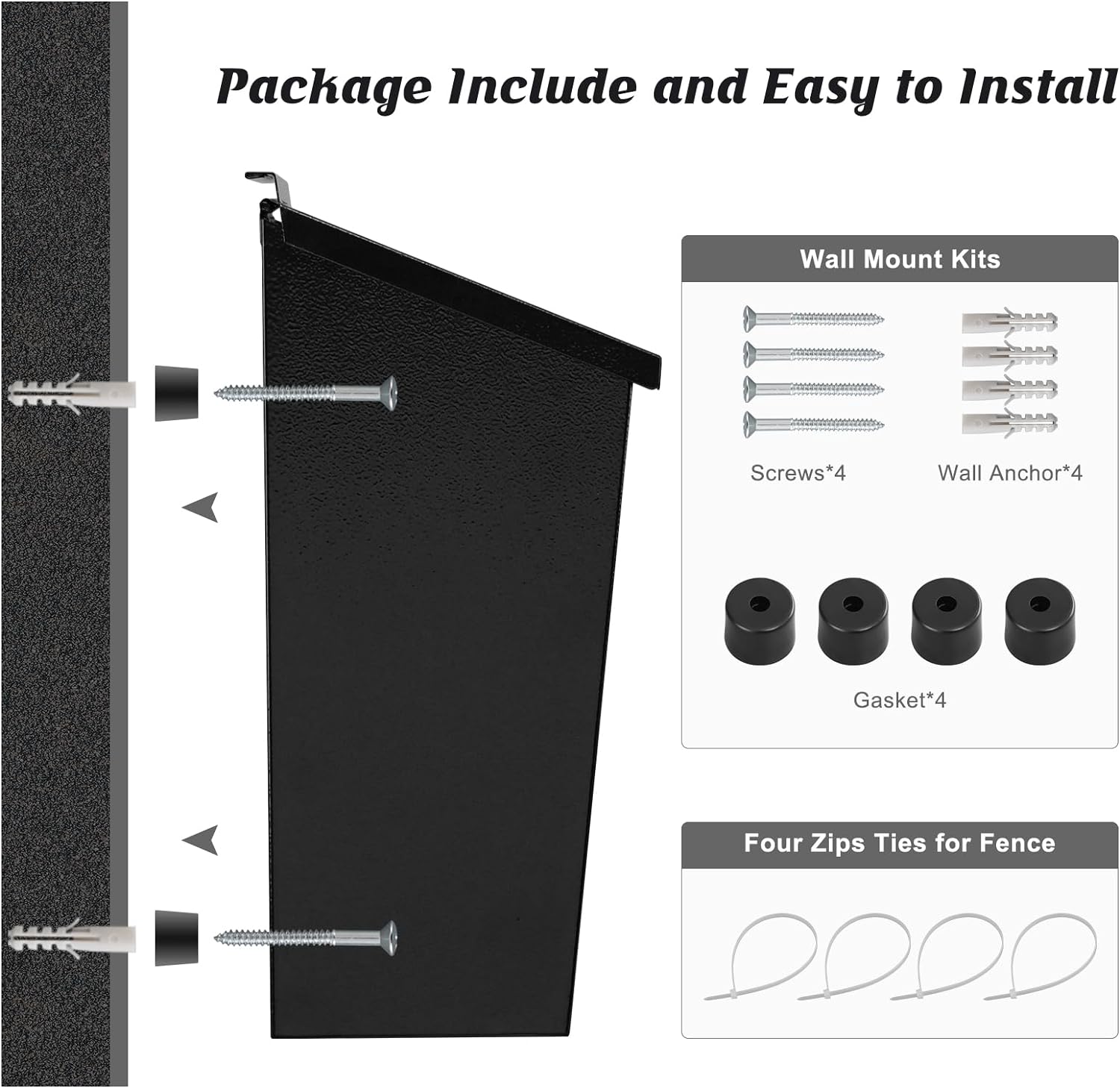 Spacious Wall-Mounted Mail Organizer