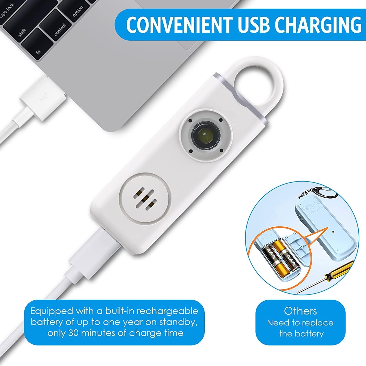 Keyring Personal Alarm – Buy One, Get One Free