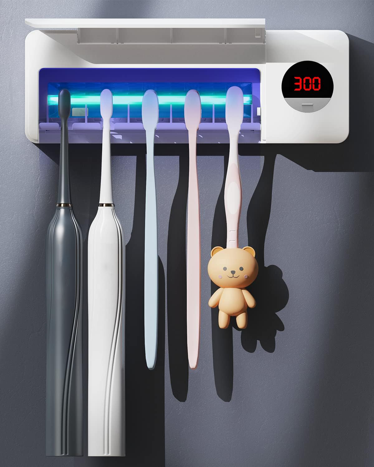 Germ-Free Toothbrush Sanitizing Station