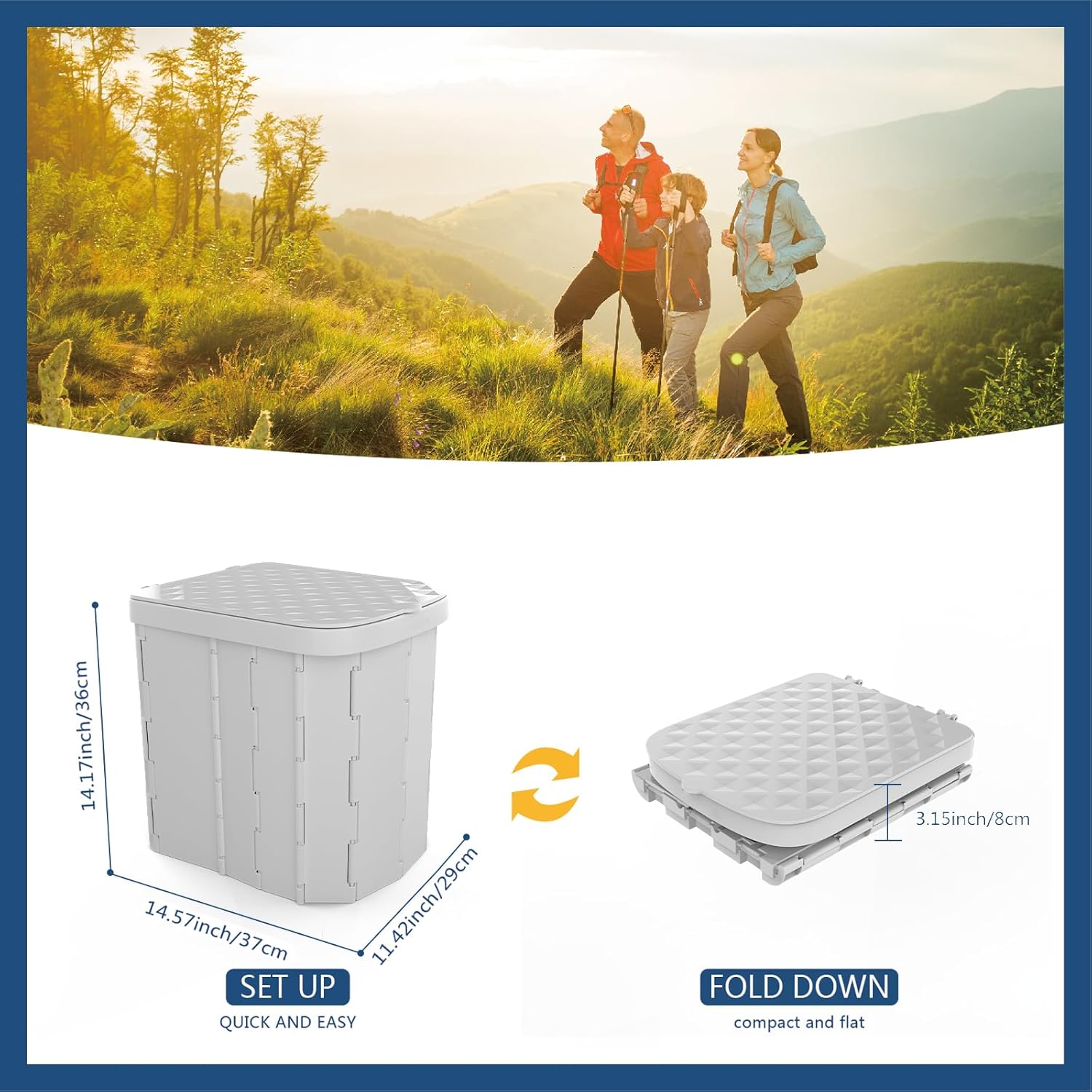 Ultimate Outdoor Convenience Toilet
