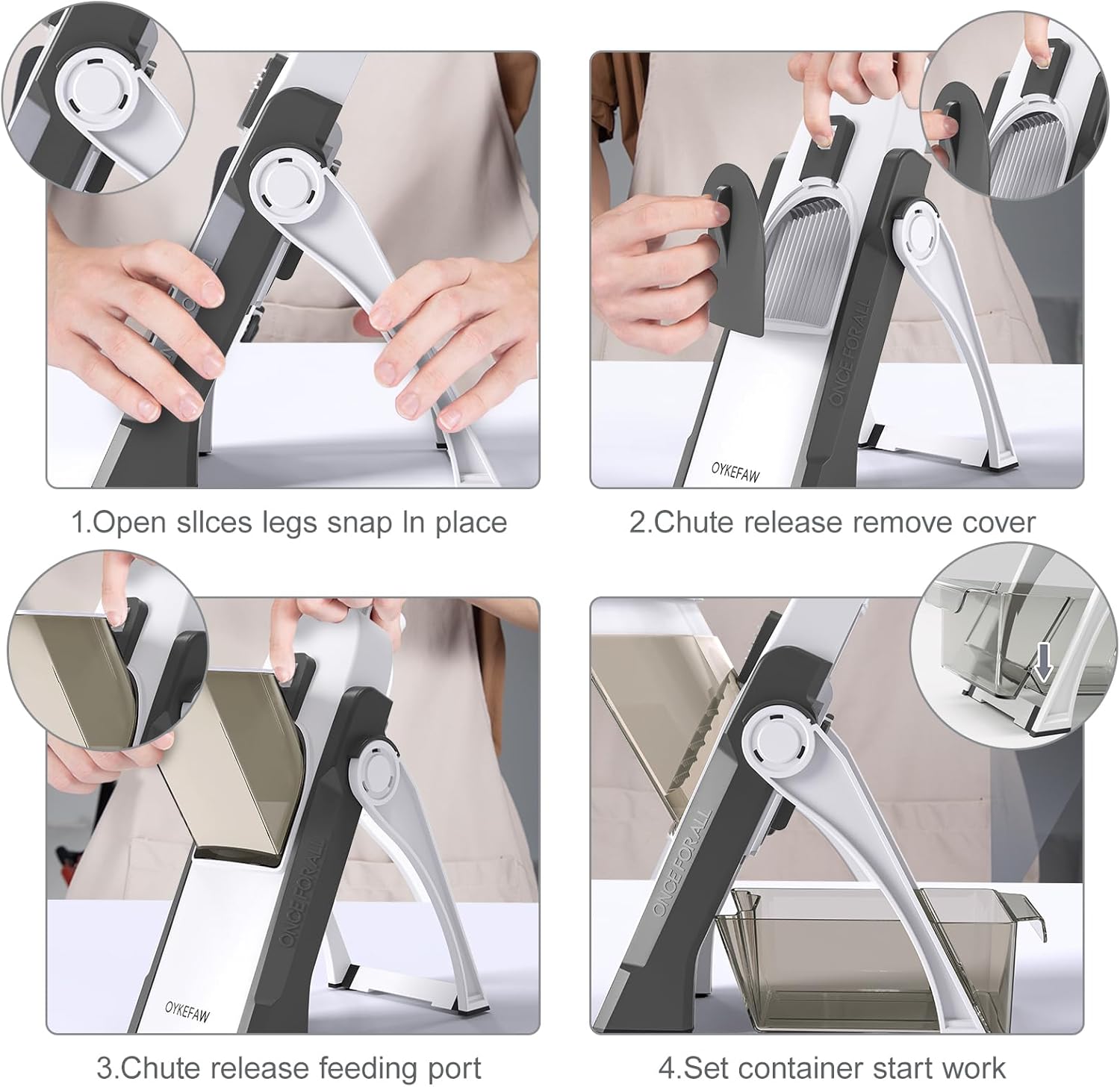 Effortless Vegetable Slicer with Adjustable Blades