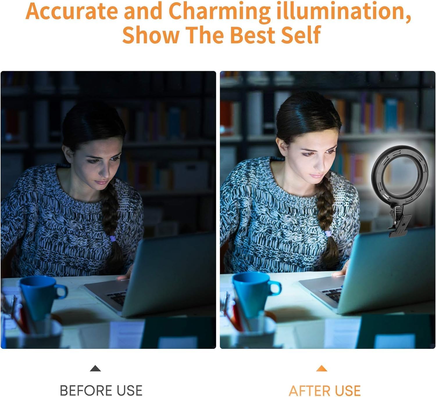 Enhance Your Video Calls with Adjustable Ring Light