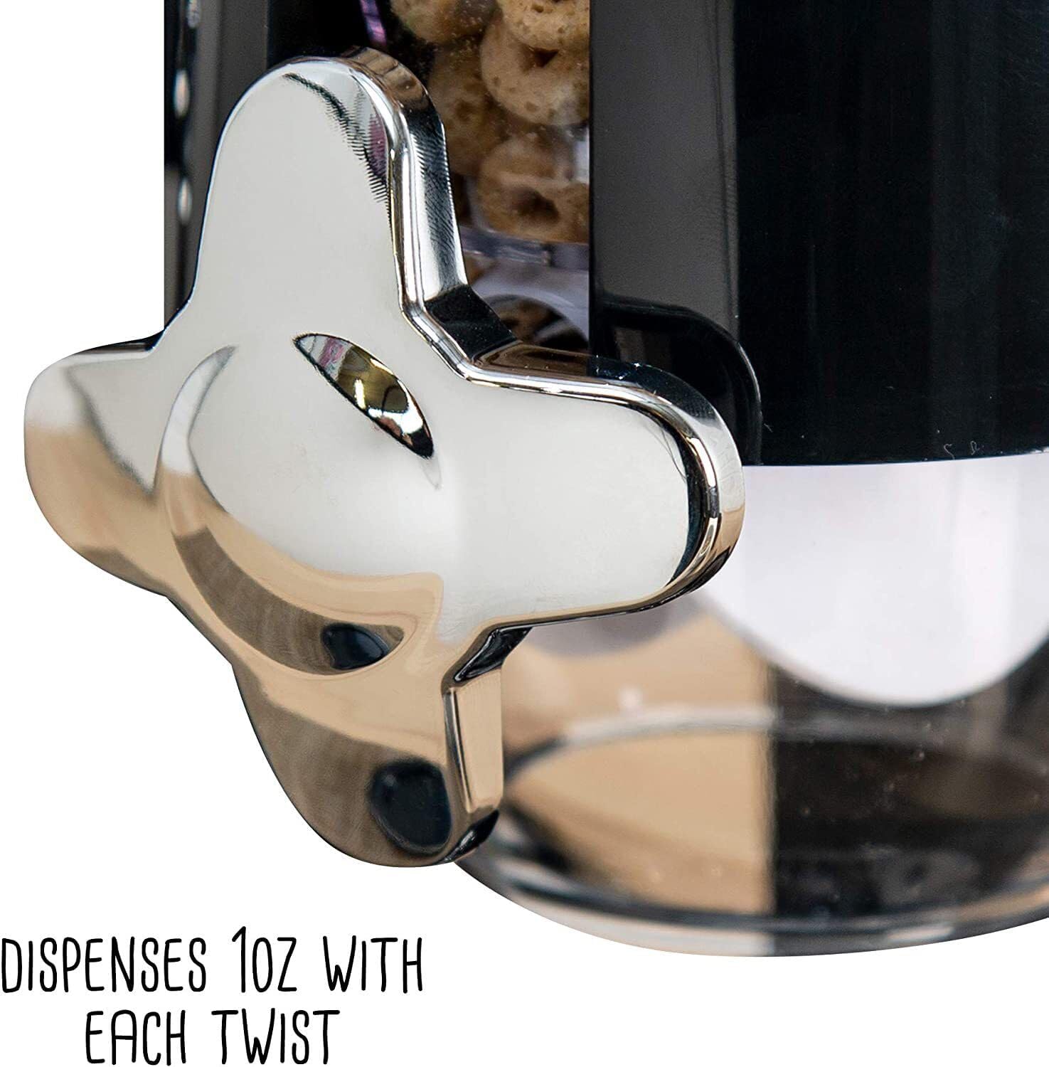 Grain Dispenser with Dual Compartments – Portion Control