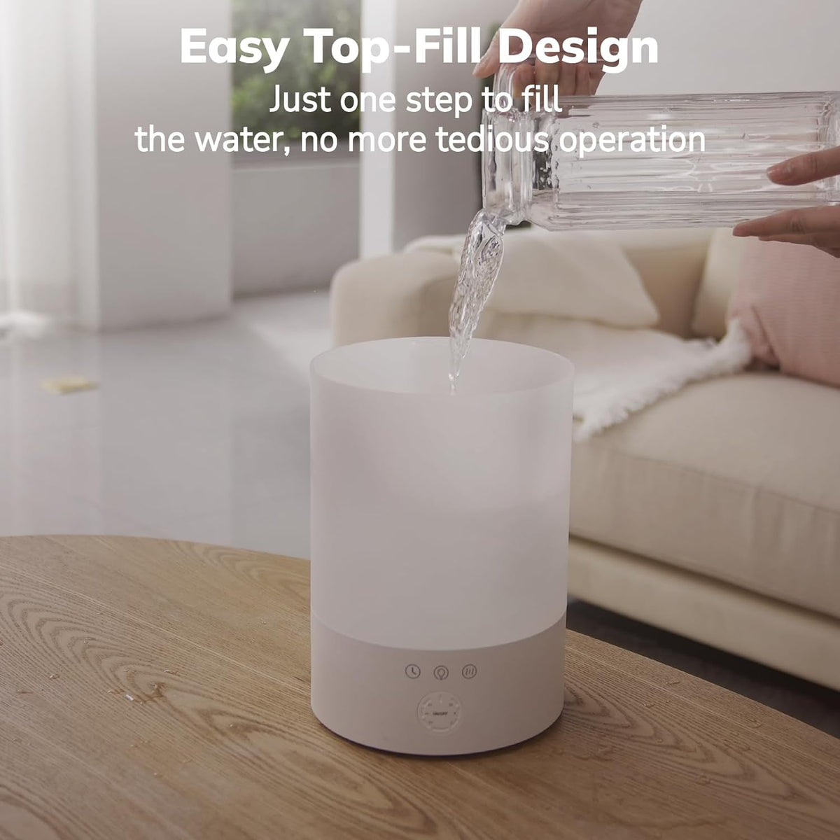 ComfortMister Ultrasonic Cool Mist Humidifier for Spacious Rooms