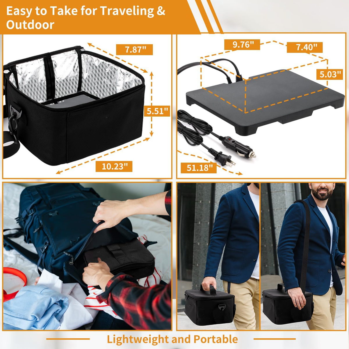 Travel-Friendly Meal Heating Container