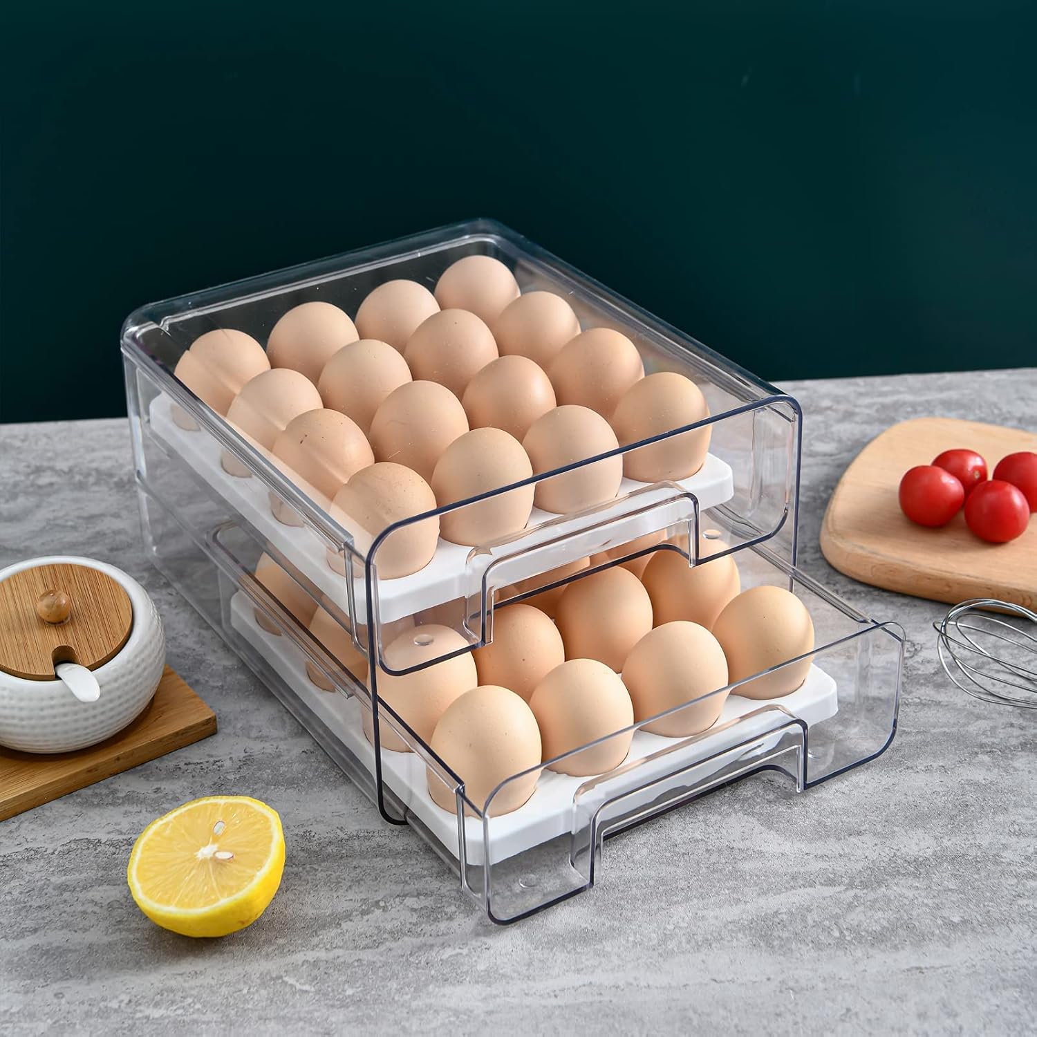Space-Saving Egg Storage Solution for Your Refrigerator