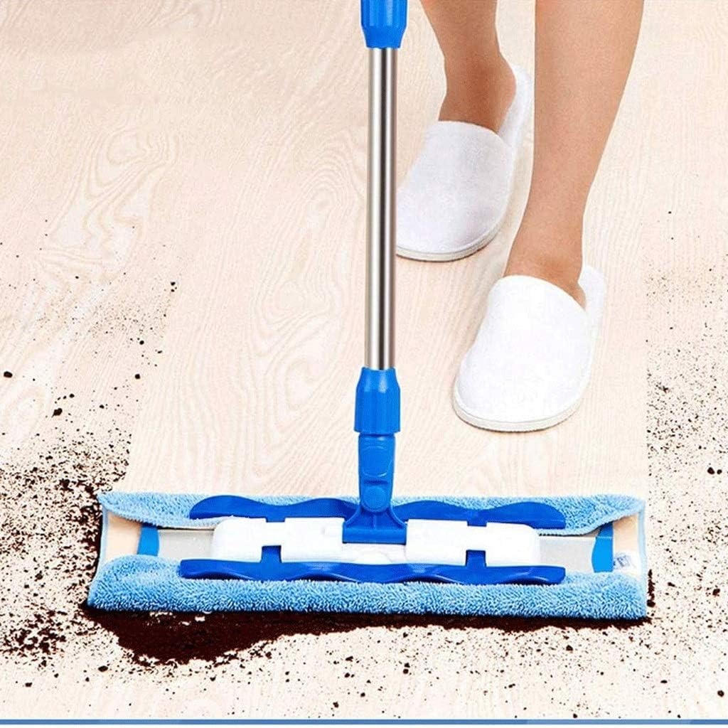 Versatile Flat Mop with Adjustable Handle and Reusable Pads