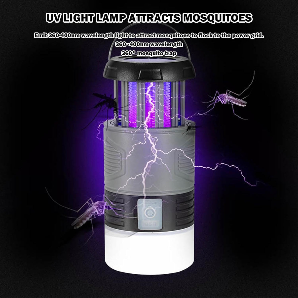 UV Lamp Solar Fly Trap