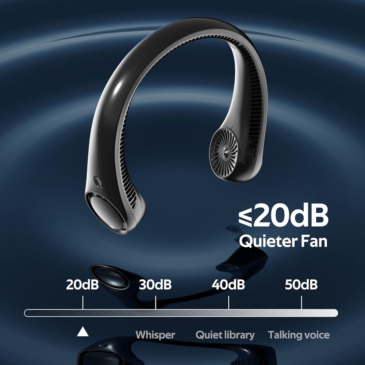 Hands-Free 360° Personal Cooling Neck Device