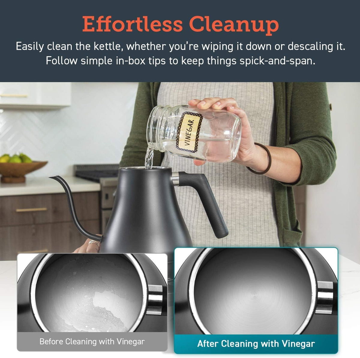 Precision Electric Kettle with Gooseneck Spout