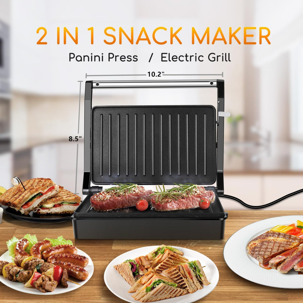 QuickHeat Sandwich Grill & Press