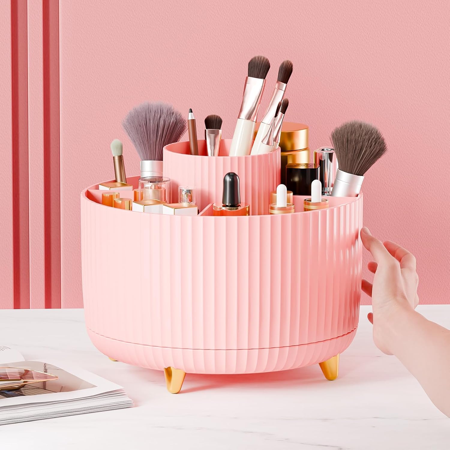 Elegant Beauty Storage Carousel