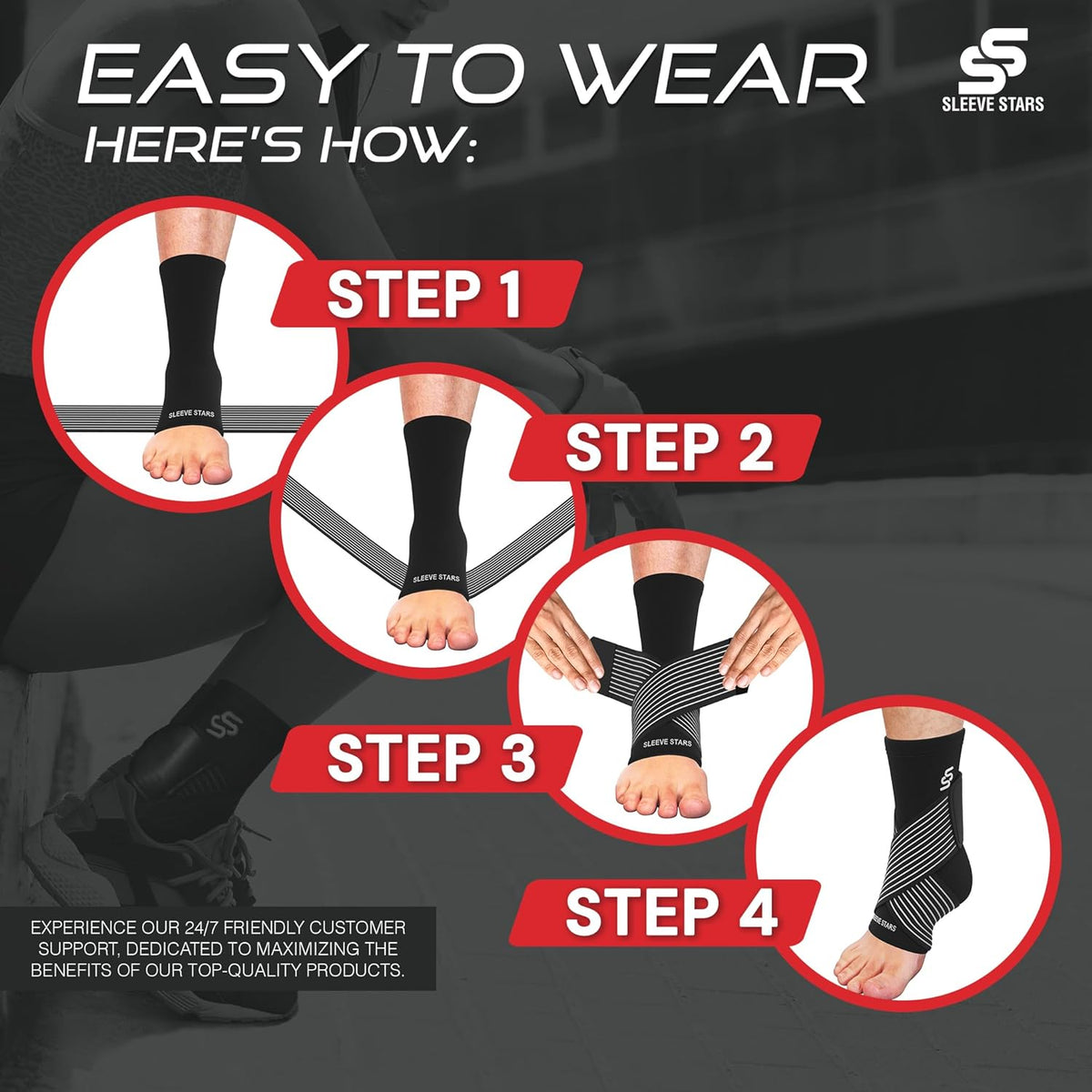 ComfortFit Ankle Stabilizer for Enhanced Recovery