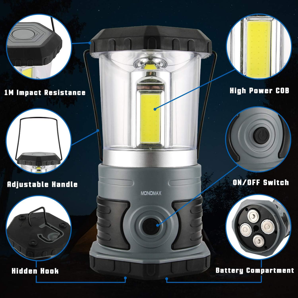 BrightWay Portable Outdoor Lantern