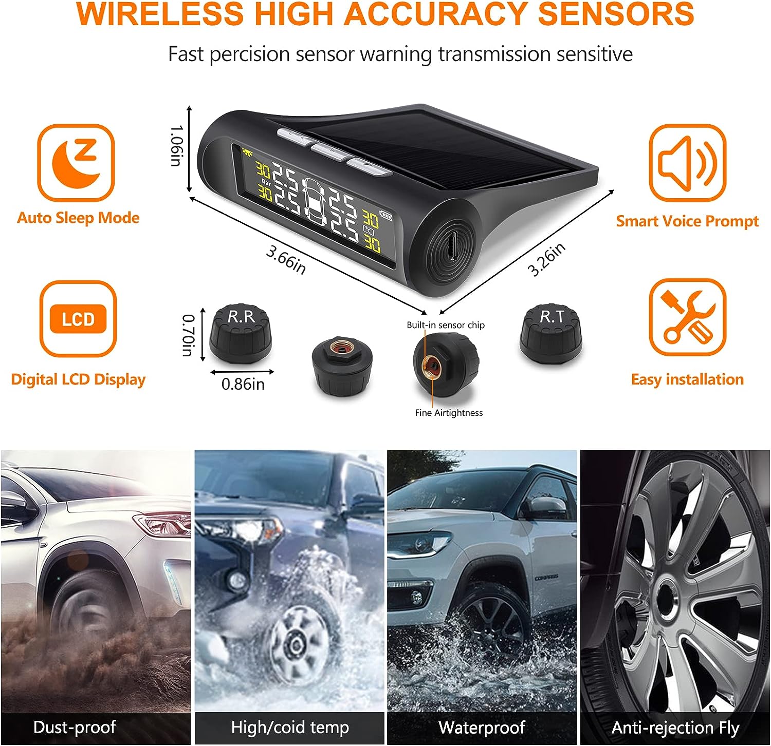 Real-Time Tire Pressure & Temperature Monitoring System