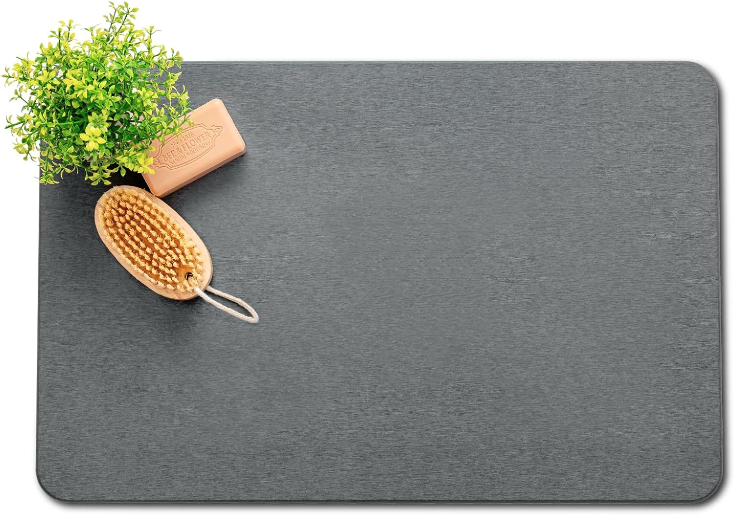 Diatomite Quick-Dry Bath Mat for Safety and Style