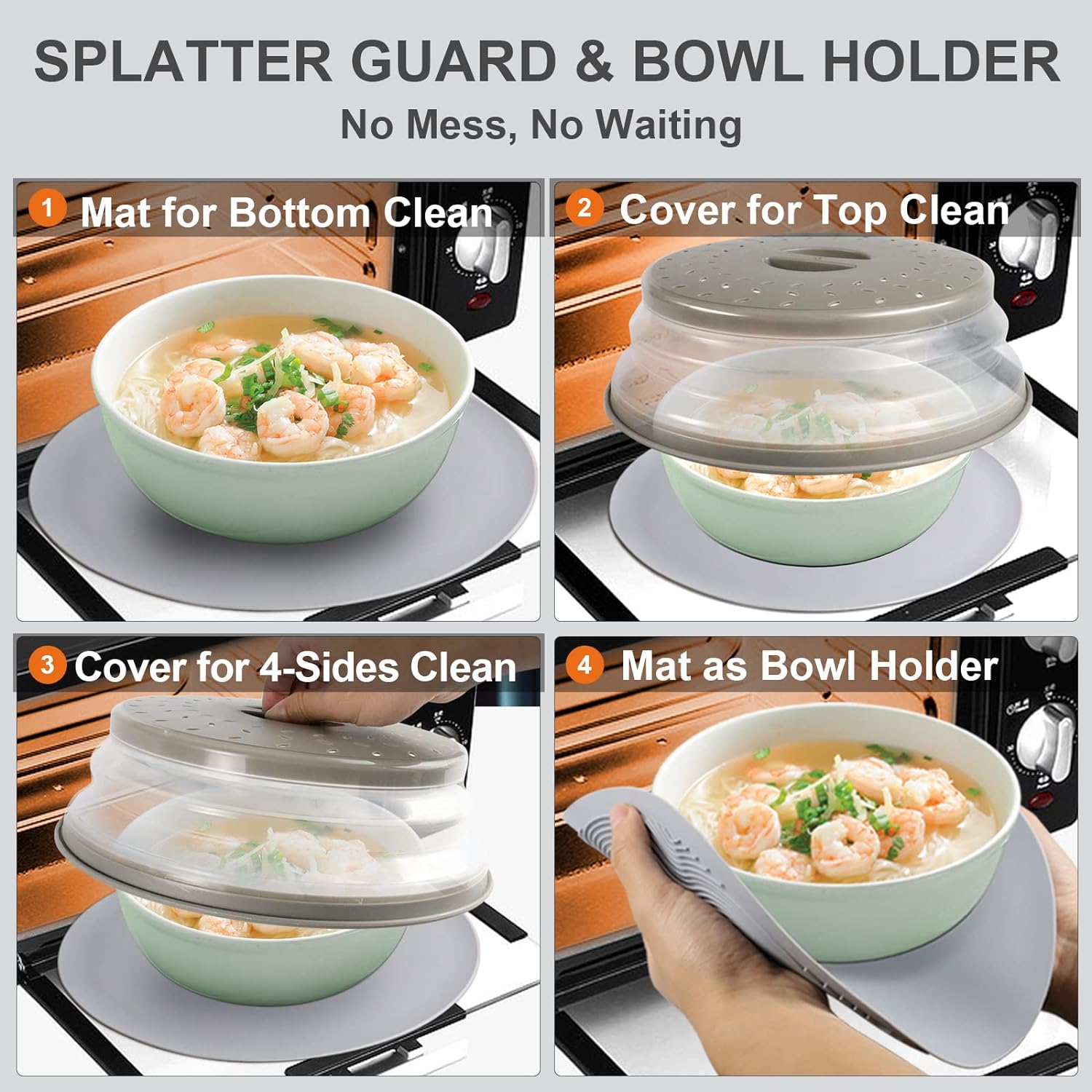 Versatile Microwave Protector & Serving Mat