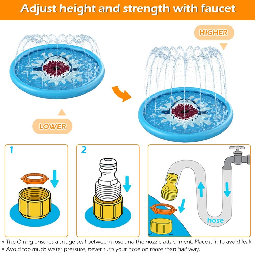 Ocean Adventure Water Play Mat for Kids