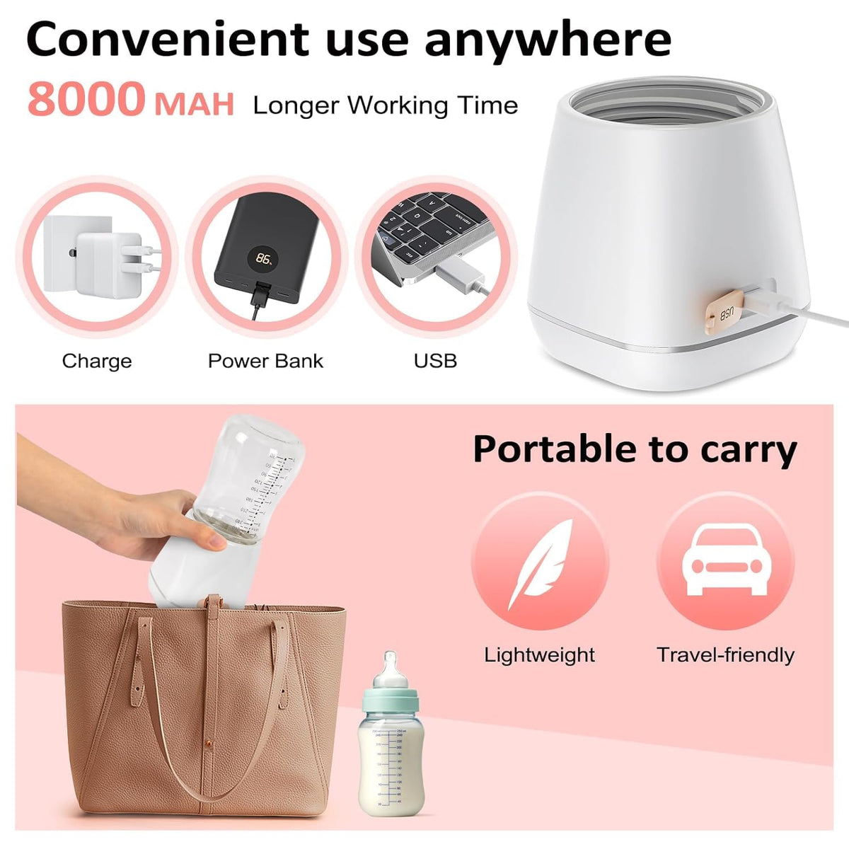 On-the-Go Baby Bottle Heater